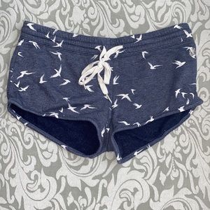 Cotton navy blue shorts